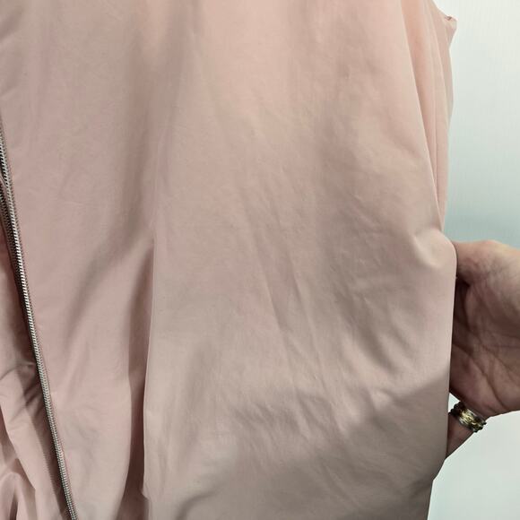 Jil Sander Pink Hooded Down Puffer Vest NWT Duck Down Size 40 US 10 - Picture 11 of 13